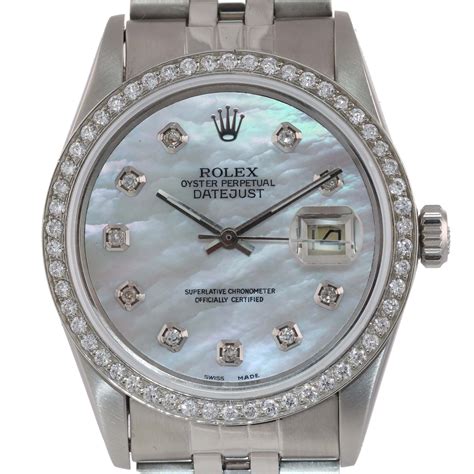 Rolex datejust 36mm diamond bezel